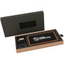 SCX.design P36 5000 mAh draadloze powerbank met oplichtend logo - Zwart